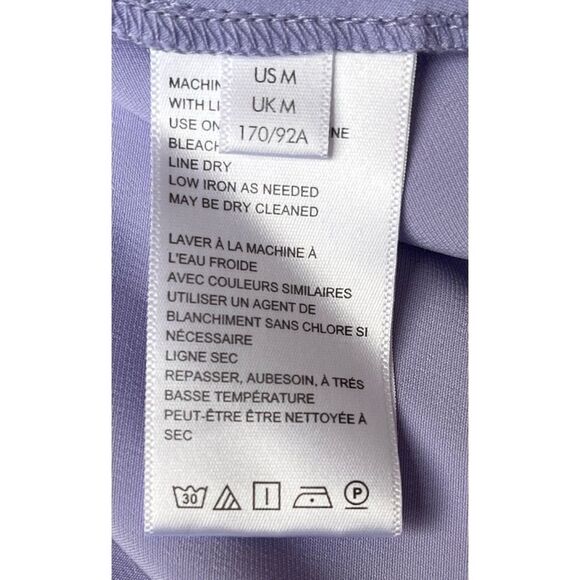 NWT Urban Outfitters UO Lavender Tie Halter Cowl Neck Open Back Maxi Slip Dress - Picture 9 of 12